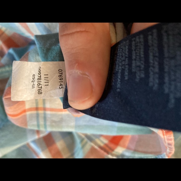 Tommy Hilfiger Island Madras button-down shirt, size large - Picture 4 of 6